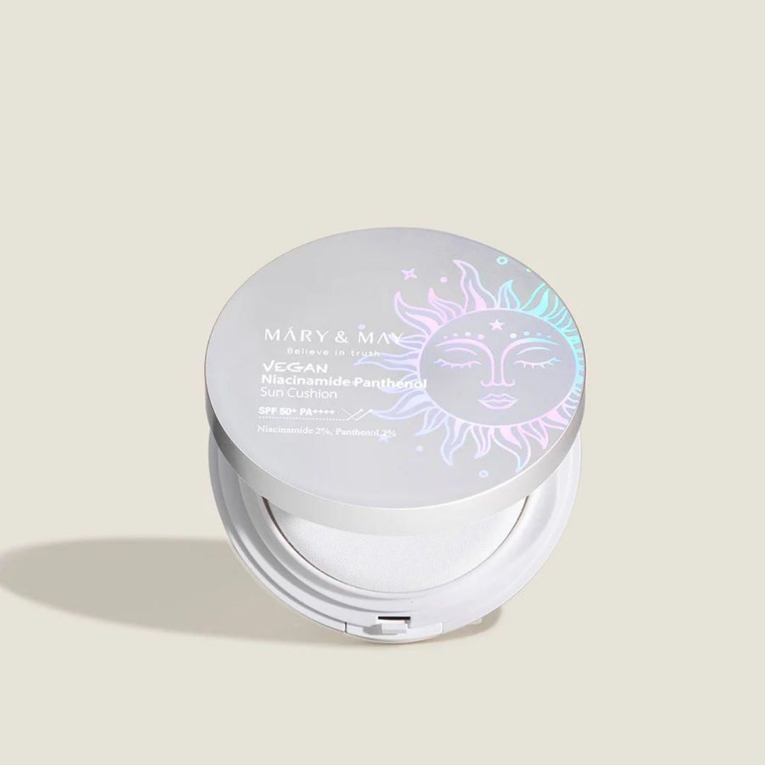 Mary & May - Vegan Niacinamide Panthenol Sun Cushion Spf 50+ 25g