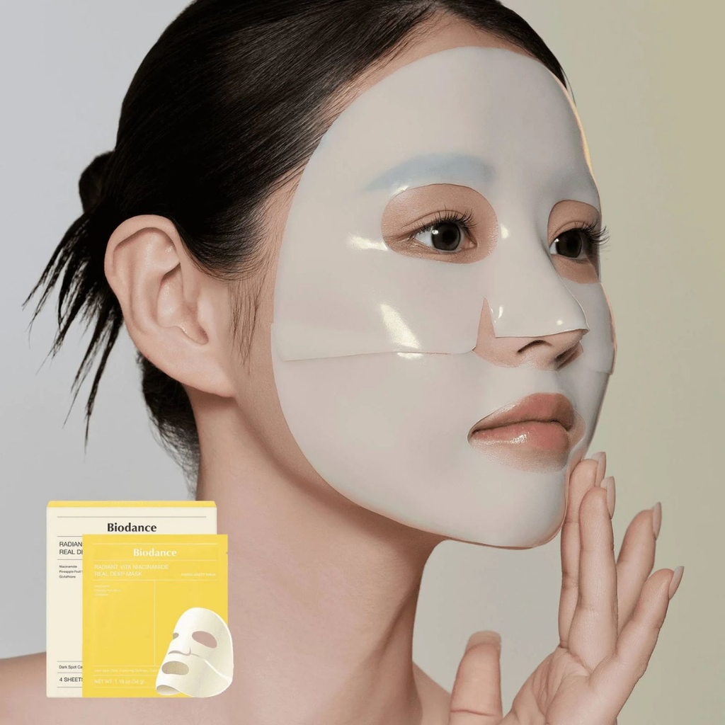 Biodance - Radiant Vita Niacinamide Real Deep Mask 4 Pack