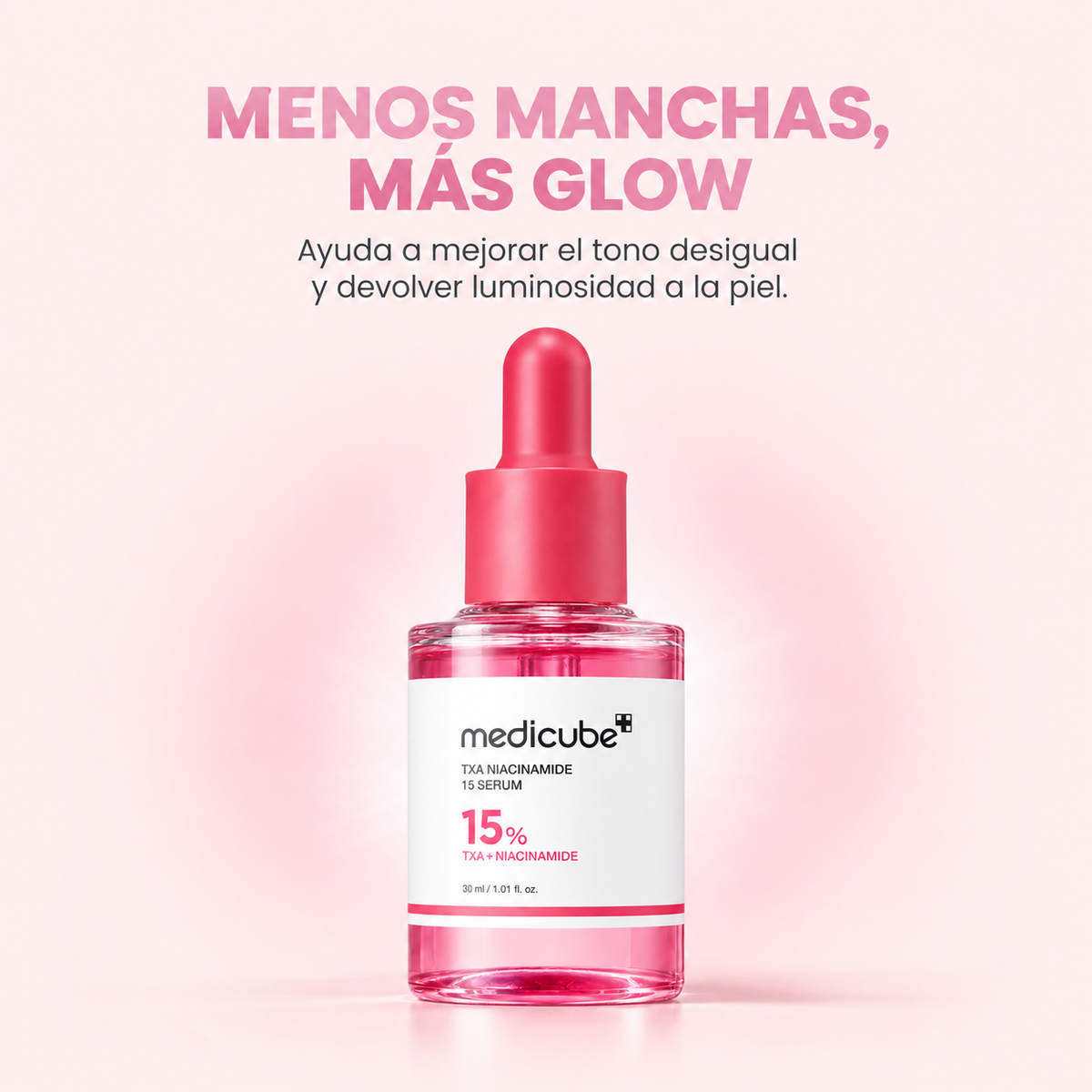 TXA Niacinamide 15 Serum de Medicube | Serum Coreano para Manchas y Piel Iluminada