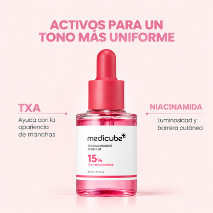 TXA Niacinamide 15 Serum de Medicube | Serum Coreano para Manchas y Piel Iluminada