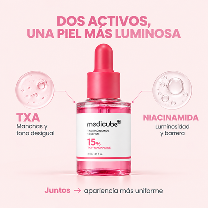 TXA Niacinamide 15 Serum de Medicube | Serum Coreano para Manchas y Piel Iluminada