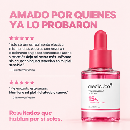 TXA Niacinamide 15 Serum de Medicube | Serum Coreano para Manchas y Piel Iluminada