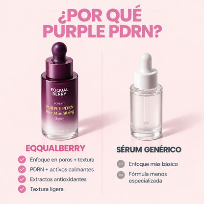 Purple PDRN Poremizing Serum – Efecto Piel Lisa y Poros Difuminados 30ml