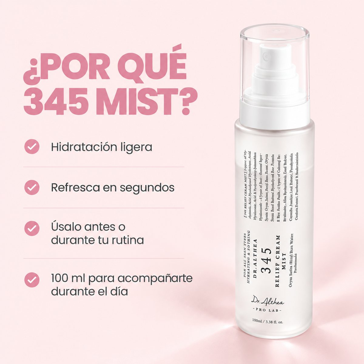 Dr.Althea 345 Relief Mist 100 ml – Spray Facial Hidratante