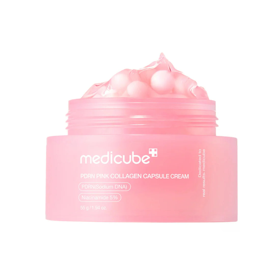PDRN Pink Collagen Capsule Cream Crema Hidratante Iluminadora - Medicube 55 gr