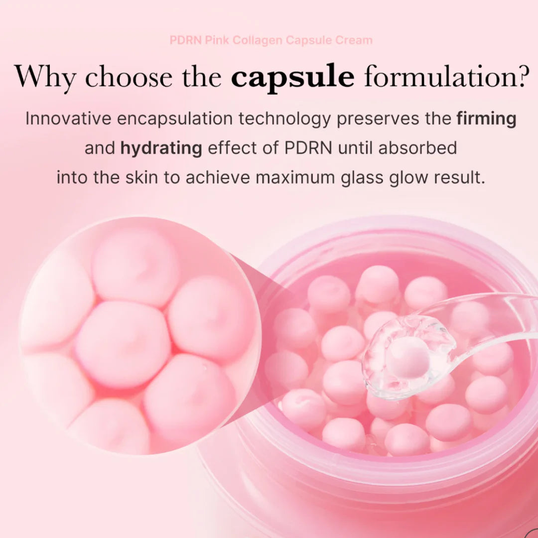 PDRN Pink Collagen Capsule Cream Crema Hidratante Iluminadora - Medicube 55 gr