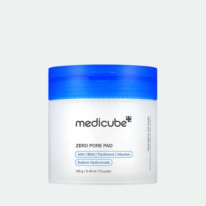 Zero Pore Pads poros limpios, piel libre de brillo- Medicube 70 pads