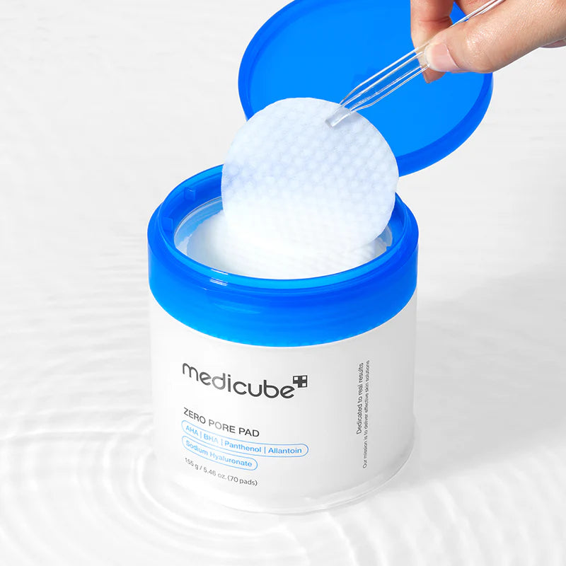 Zero Pore Pads poros limpios, piel libre de brillo- Medicube 70 pads
