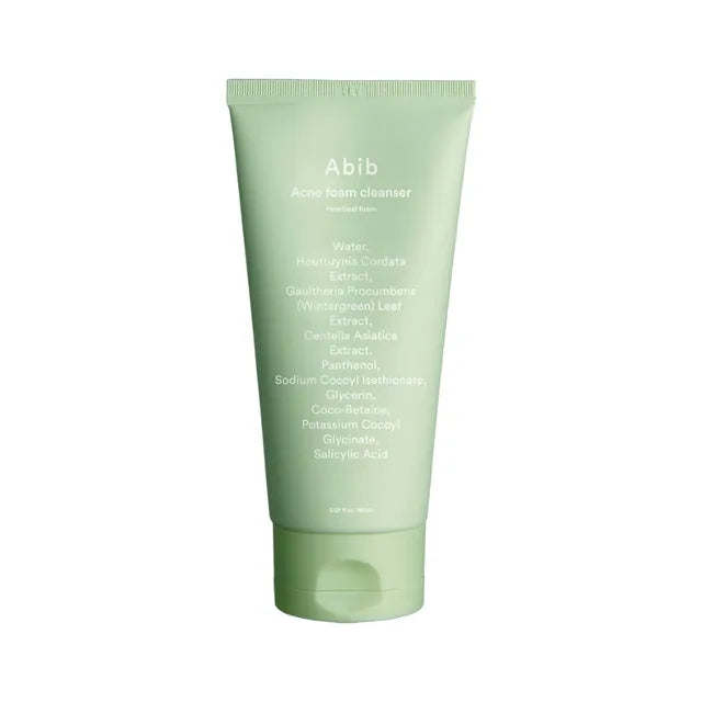 Abib - Acné Foam Cleanser Heartleaf – Limpiador Espumoso para Piel Grasa y con Acné 150ml