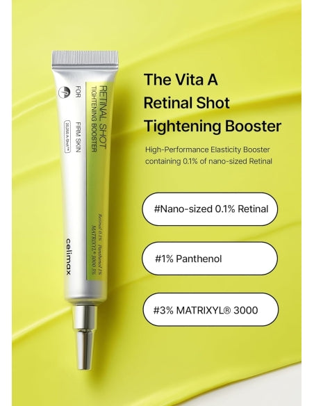 Celimax Vita-A Retinol Shot – Serum con Retinol para Arrugas, Firmeza y Textura 15ml