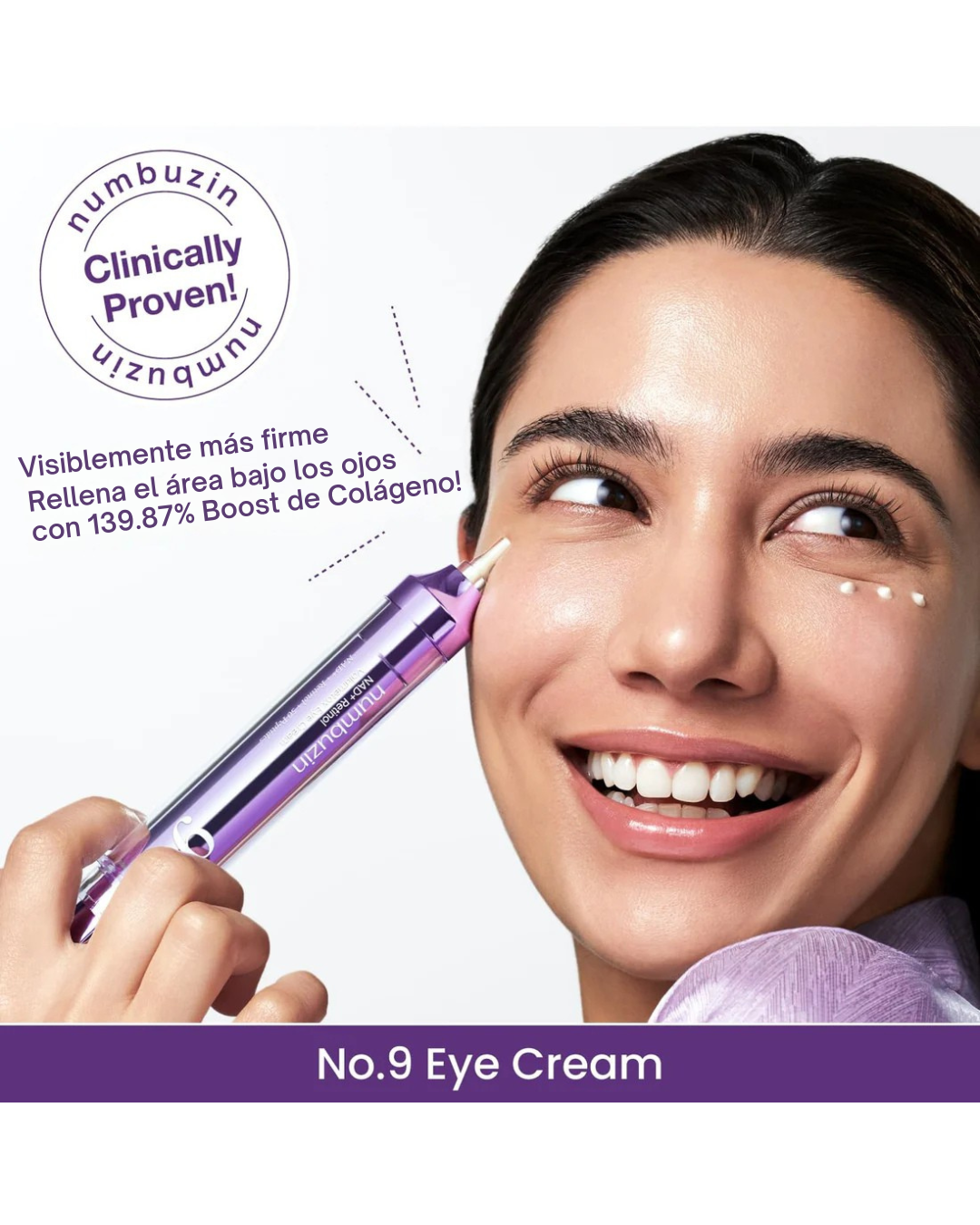 Numbuzin No.9+ NAD Bio Lifting Eye Cream – Contorno de Ojos Reafirmante y Antiedad