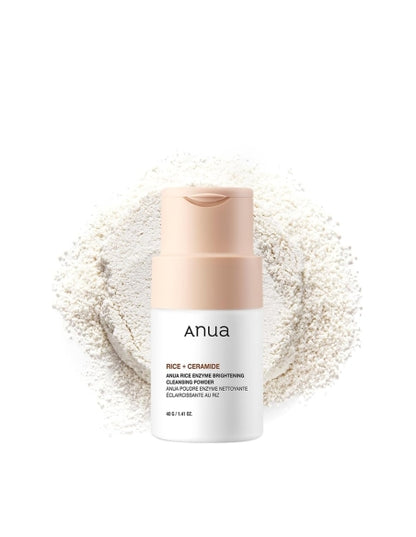 ANUA Rice Enzyme Cleansing Powder | Limpiador Enzimático Iluminador que Suaviza Poros y Mejora el Tono 40g