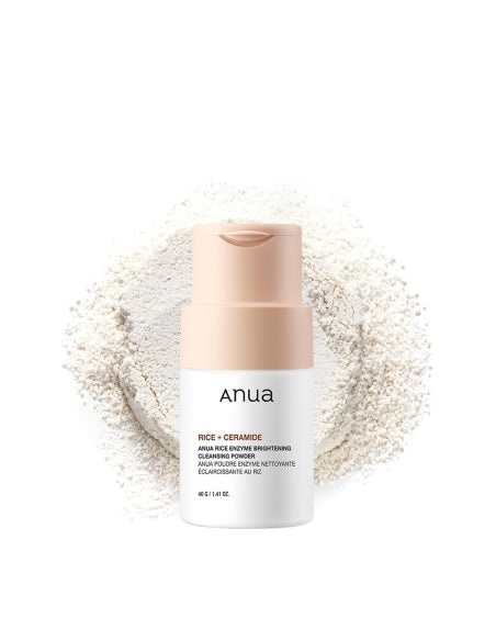 ANUA Rice Enzyme Cleansing Powder | Limpiador Enzimático Iluminador que Suaviza Poros y Mejora el Tono 40g