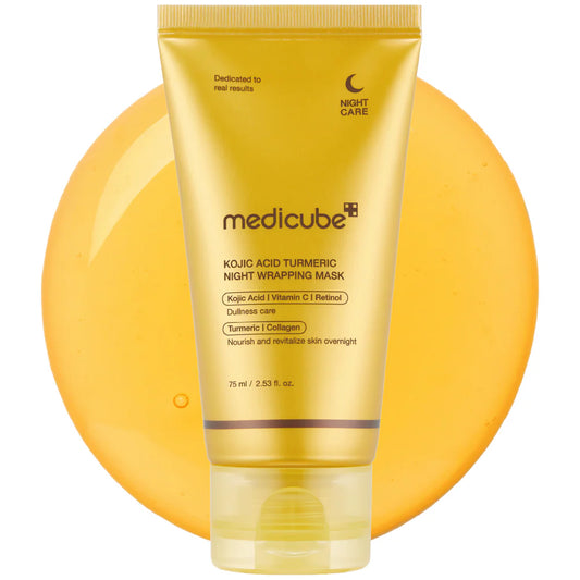 Medicube Kojic Acid Turmeric Night Wrapping Mask – Mascarilla Nocturna Despigmentante