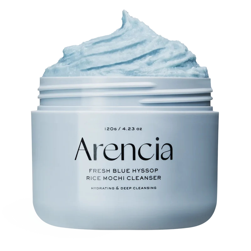 Arencia Blue Hyssop Rice Mochi Cleanser | Limpiador para Poros y Exceso de Grasa 120 g