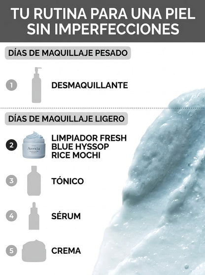 Arencia Blue Hyssop Rice Mochi Cleanser | Limpiador para Poros y Exceso de Grasa 120 g